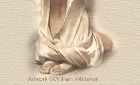image of kneeling woman