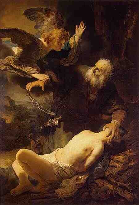 "The Sacrifice of Isaac" by Rembrandt