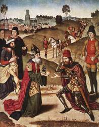 Abraham and Melchizedek.