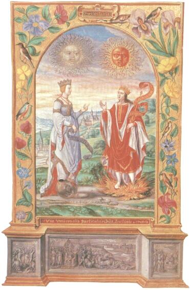 "The Meeting of the Solar King and the Lunar Queen" from the SplendorSolis