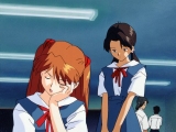 Neon Genesis Evangelion: Enquiry of Horaki Hikari(Black haired girl) 
to Asuka Langley-Souryuu(Red-haired girl)