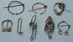 A fibula is an ancient safty pin.