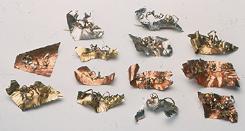 They are each made from three to six different types of metal.