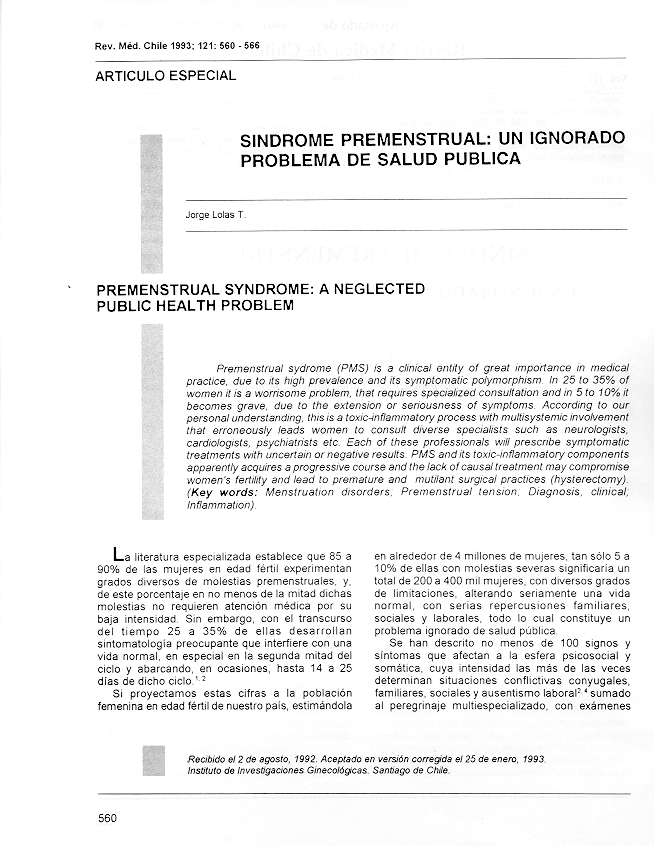 s�ndrome premenstrual