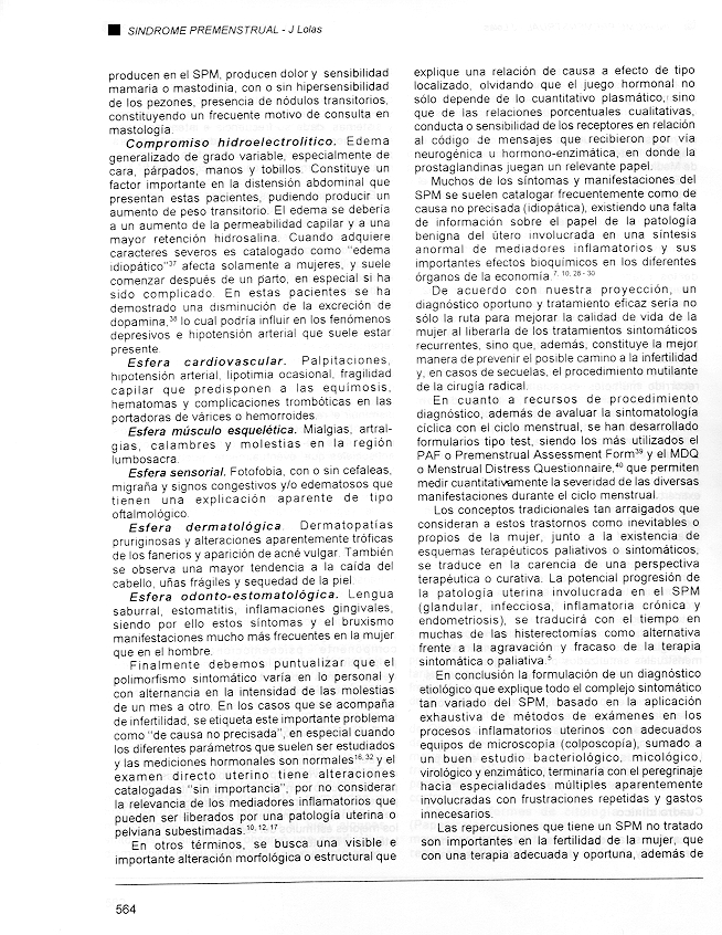s�ndrome premenstrual