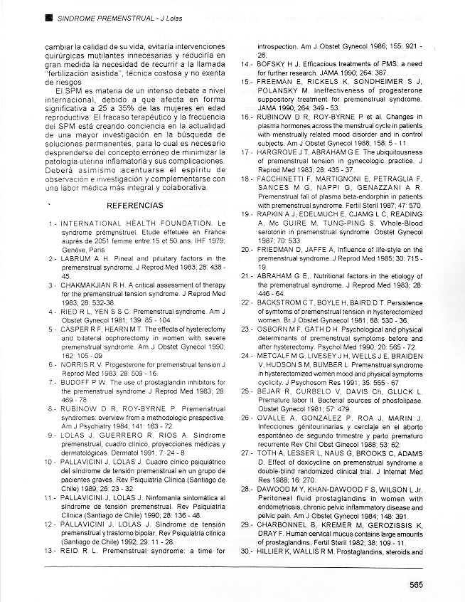 s�ndrome premenstrual