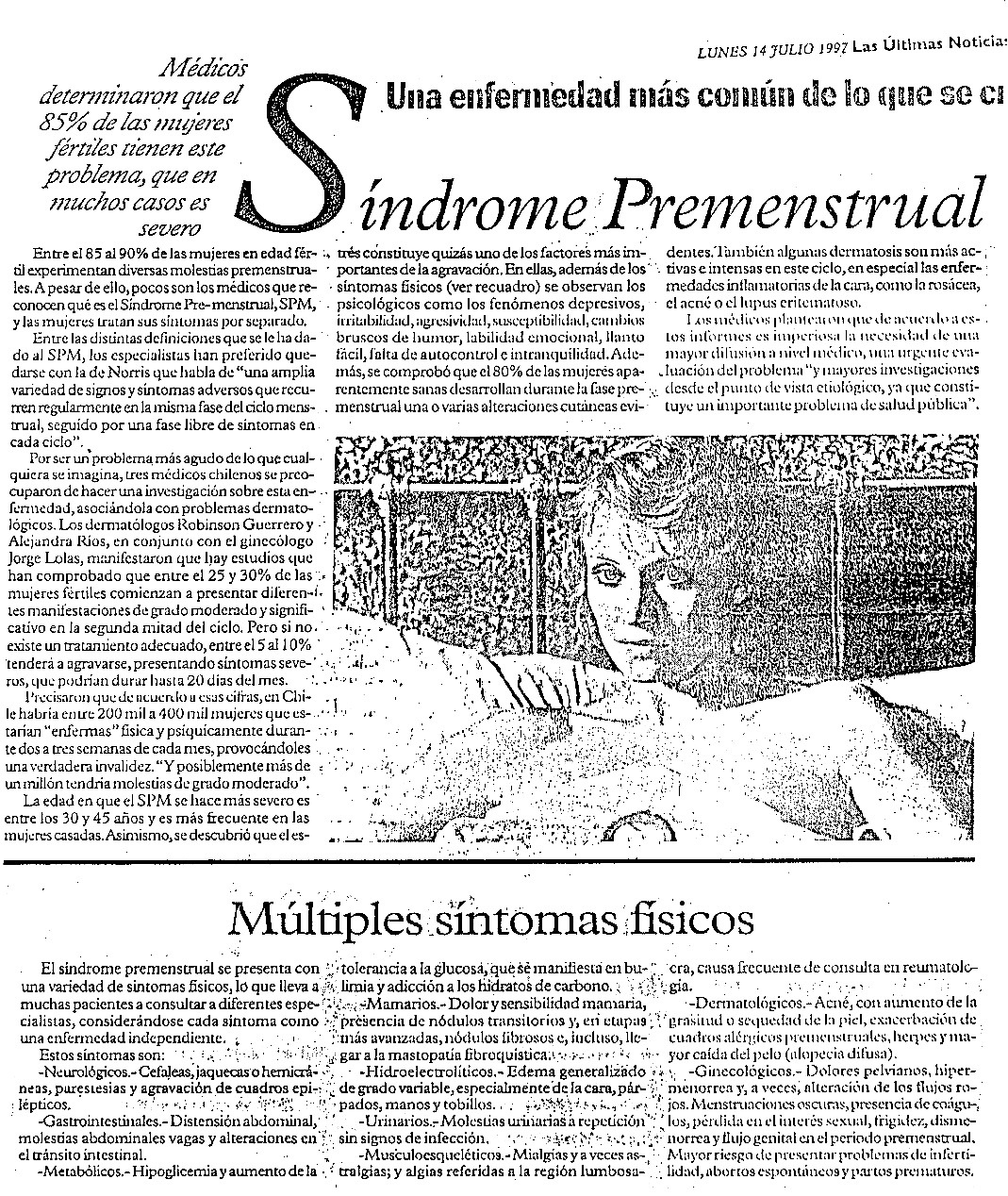 s�ndrome pre menstrual