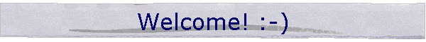 Welcome! :-)
