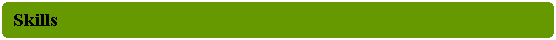 Rounded Rectangle: Skills