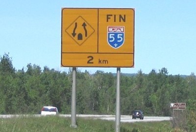 fin A55 nord , km 225 : 2004/06/12