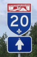 Vers l'Autoroute 20, Centre-du-Qu&eacute;bec