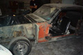 no engine - old car