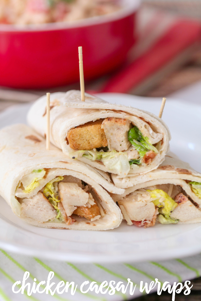 chicken caesear wrap
