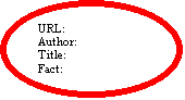 Oval: URL:
Author:
Title:
Fact:
