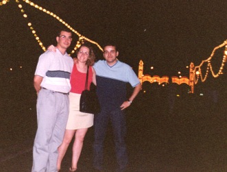 Mi Chavalito con Estefania y Pedro 2001