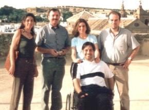 Verano del 2002 - Joachim - Karlheinz  y mis primas de Osuna
