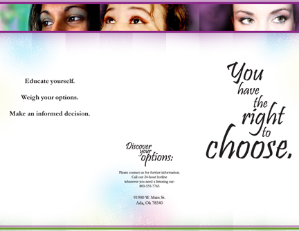 Pro-Choice Brochure - side 1