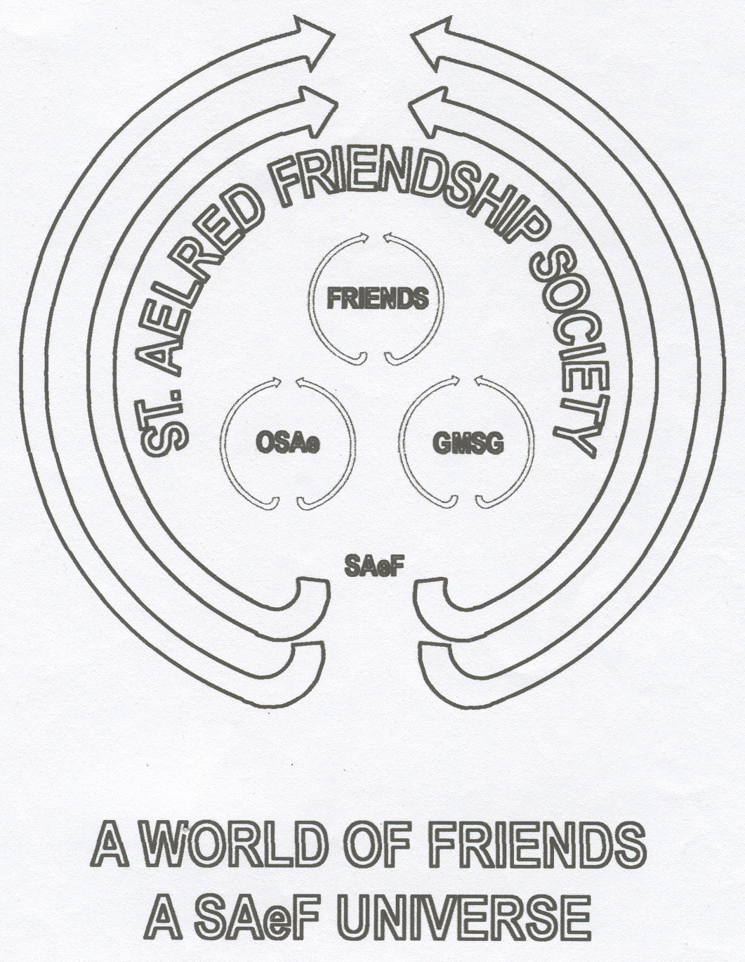 Saint Aelred Friendship Society logo