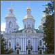 St. Nicholas' Naval Cathedral in St. Petersburg