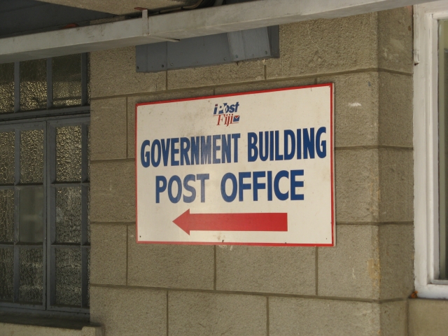 Government Building PO signboard