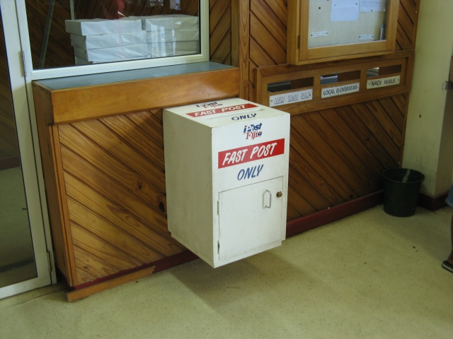 Nadi Post Office posting boxes