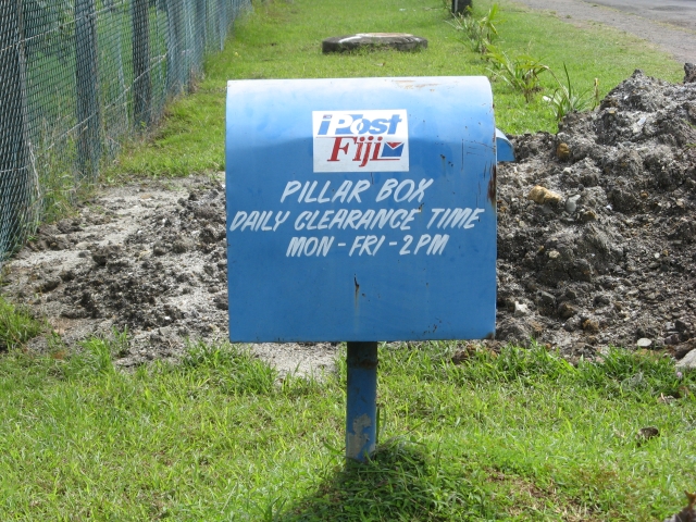 Posting box at USP Laucala Campus