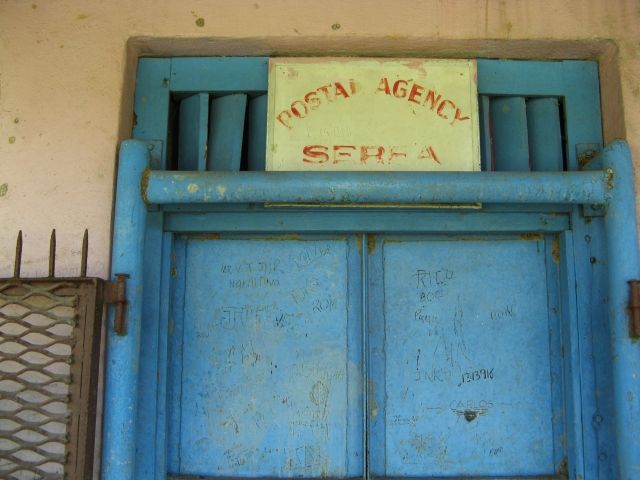 Serea Postal Agency nameboard