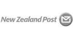 New Zealand Post logo- grey