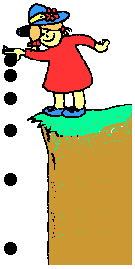 girl dropping a ball