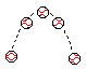 ball shot into the air