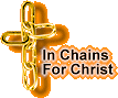 In chains for Christ cross