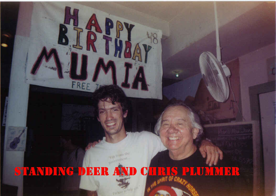 Standing Deer and Christopher Plummer