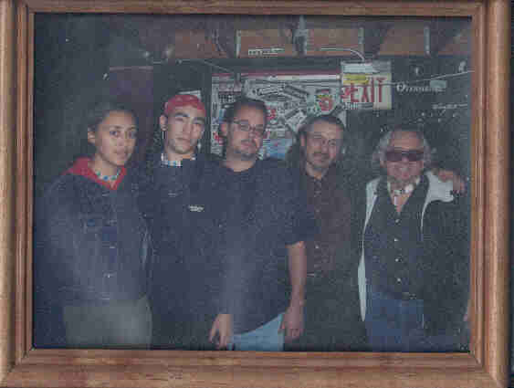 Standing Deer and his Houston family plus John Trudell