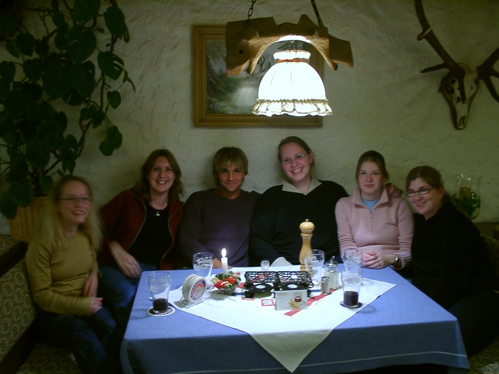 Danny, Steffi, Chris Reuter (Touch�), Claudi, Bina & Kathy