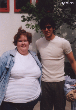 me & Roque Santa Cruz (FC Bayern M�nchen)