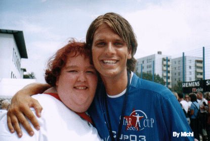 me & Robin Bade (9 Live)