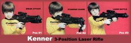 Vintage 3-Position Laser Rifle