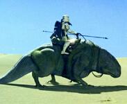 Behind the scenes of, Dewback