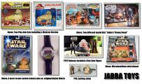 Various Jabba Toys