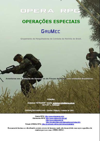 OPERA RPG: Opera��es Especiais - GruMec