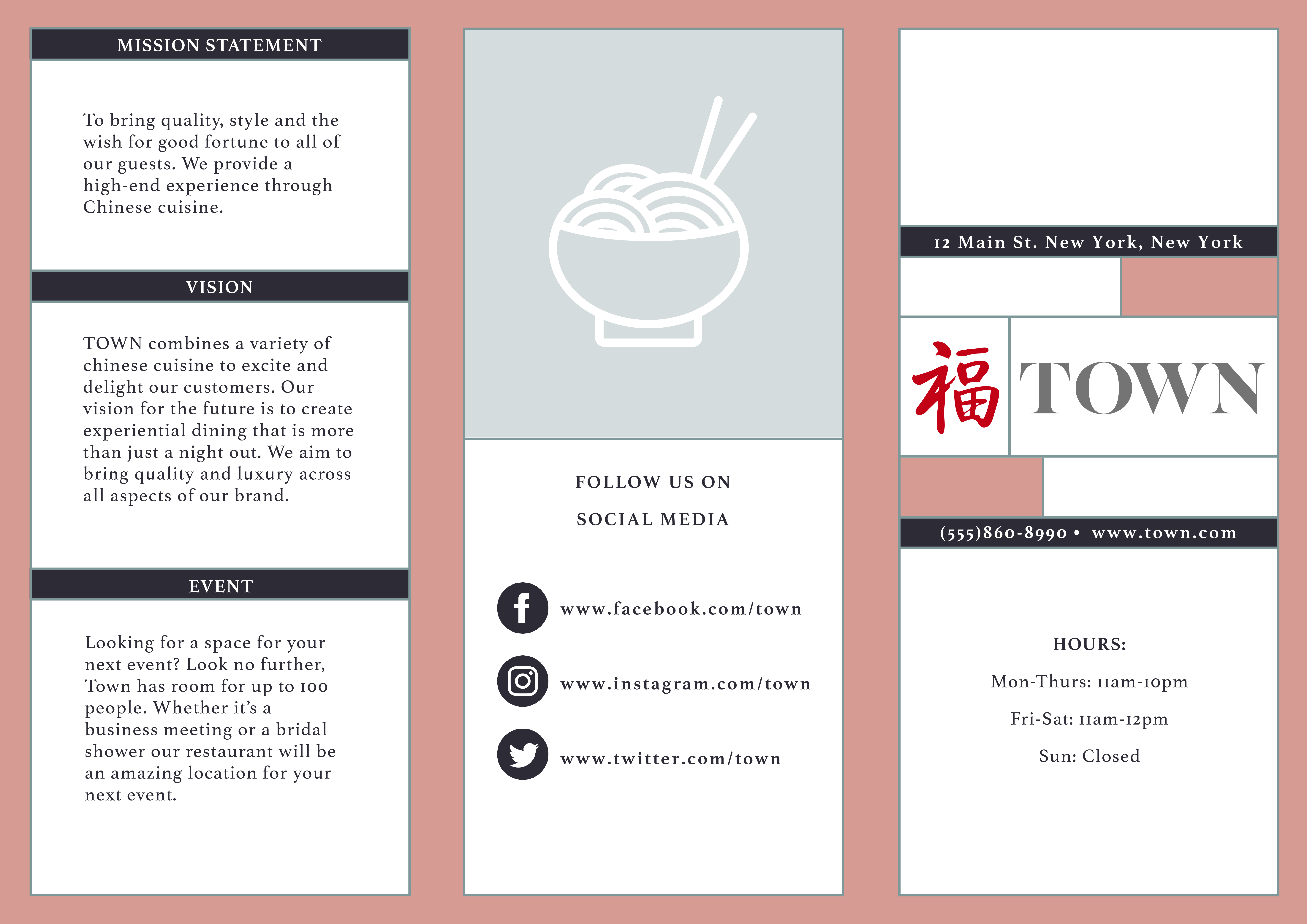 brochure outside