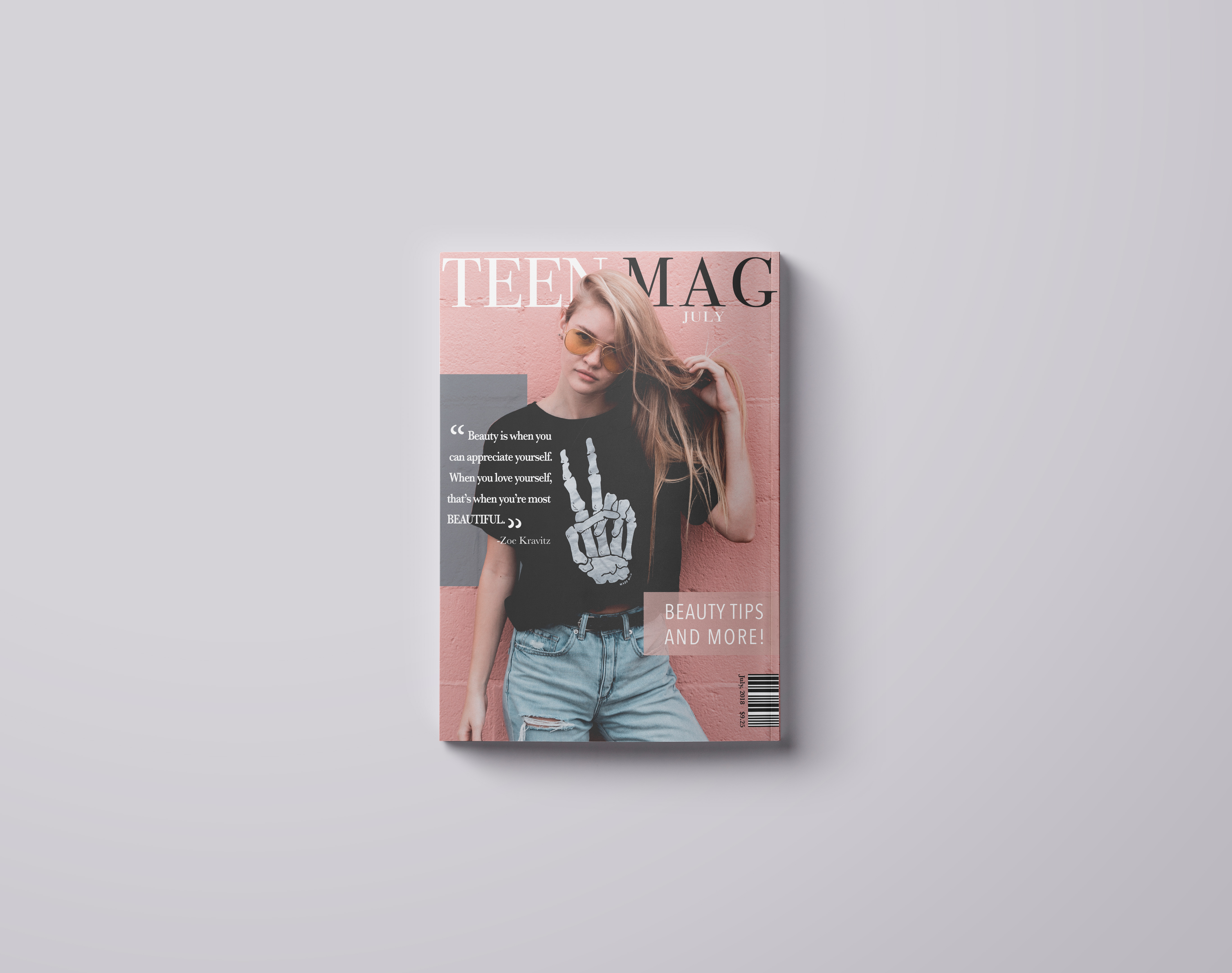 magazine mockup