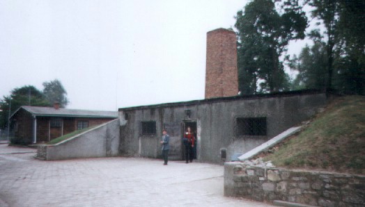 the gas chamber and crematorium