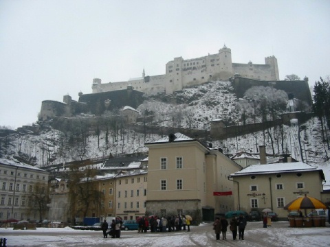 view of the castle from Kapitalplatz
