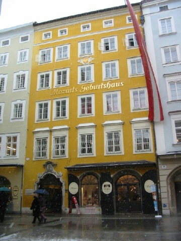 Mozart's birth house.