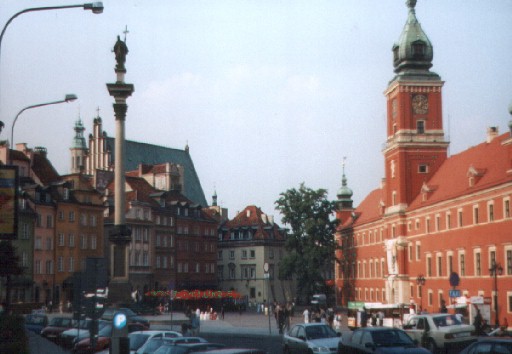 Plac Zamkowsky with the Royal Castle and Zygmunts Column