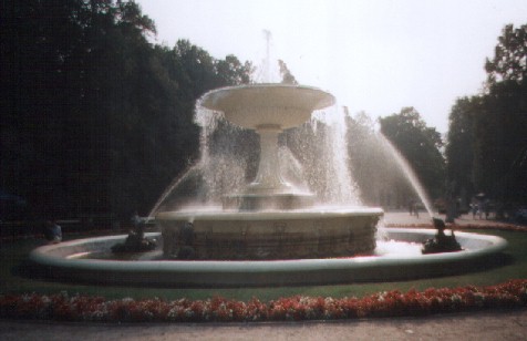 fountain in the Saxon Gardens