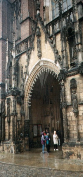 entrance to Wroclaw Cathedral