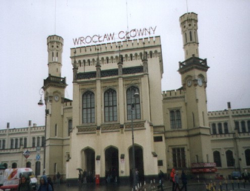 Wroclaw's main railway station