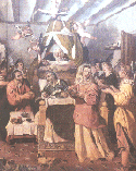 Cuadro "La Muerte de San José" atribuido a Gregorio Bausá"